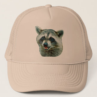 Camionero Gorra de imagen del mapache