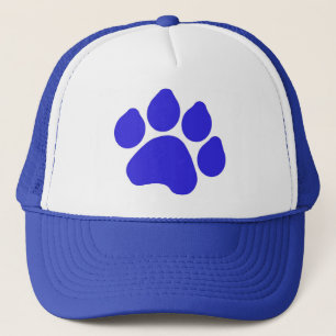 Camionero Gorra de impresión Blue Paw