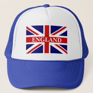 Camionero Gorra de Inglaterra con la bandera británica del