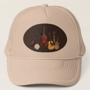 CAMIONERO GORRA DE INSTRUMENTOS BLUEGRASS