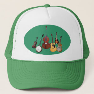 CAMIONERO GORRA DE INSTRUMENTOS BLUEGRASS
