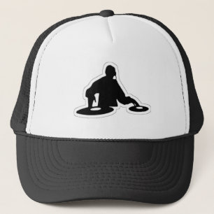 Camionero GORRA de Jockey sobre disco DJ
