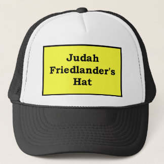 Camionero Gorra de Judah Friedlander, amarillo