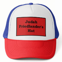 Gorra de Judah Friedlander, rojo