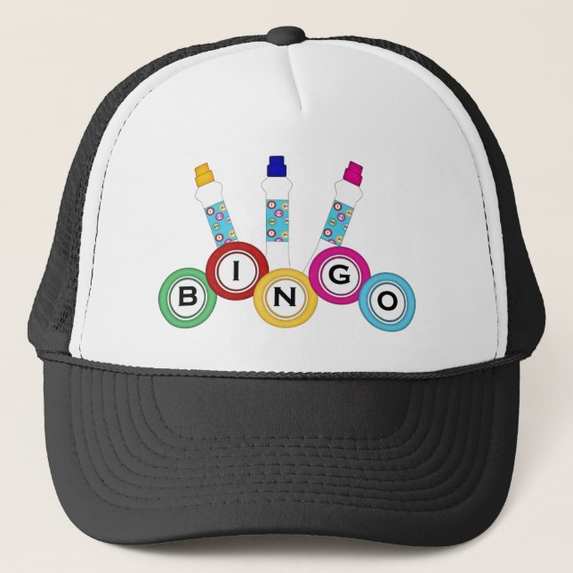 Camionero GORRA de juegos de azar BINGO (Anverso)