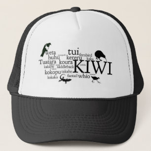 Camionero Gorra de Kiwiana - animales icónicos de Nueva