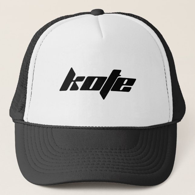 Camionero Gorra de KOTE blanco y negro (Anverso)