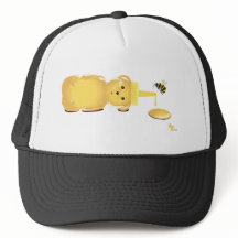 Gorra de la abeja de la miel