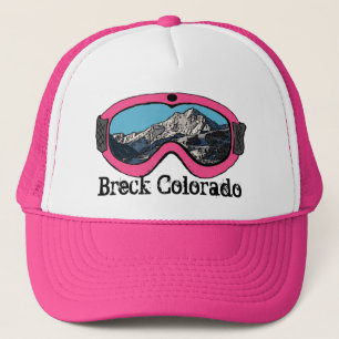 Camionero Gorra de la acequia de nieve rosa de Colorado