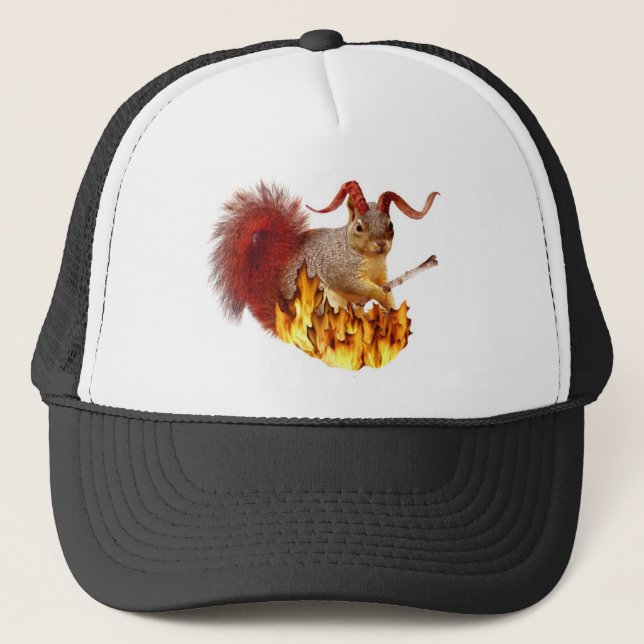 Camionero Gorra de la ardilla de Krampus (Anverso)