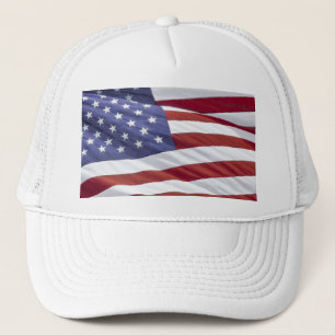 Camionero Gorra de la bandera americana
