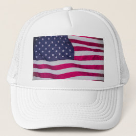 Camionero Gorra de la bandera americana