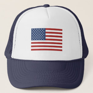Camionero Gorra de la bandera americana