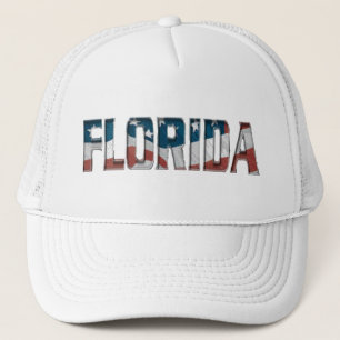 Camionero Gorra de la bandera americana de Florida