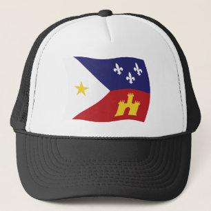 Camionero Gorra de la bandera de Acadiana