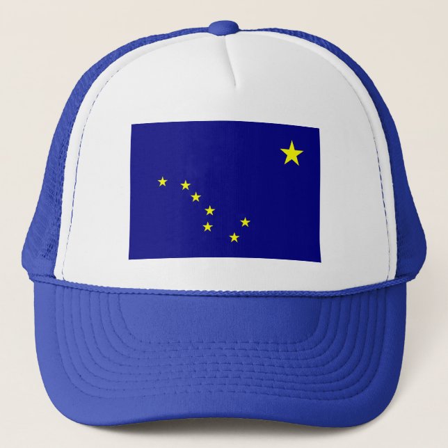 Camionero Gorra de la bandera de Alaska (Anverso)