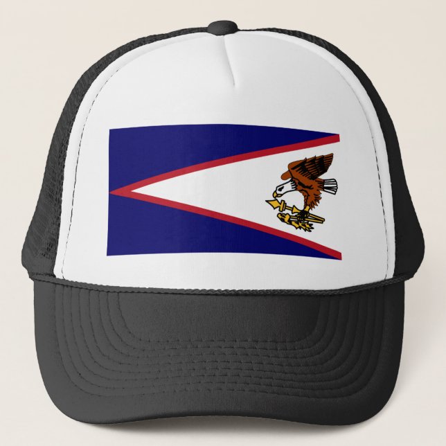 Camionero Gorra de la bandera de American Samoa (Anverso)