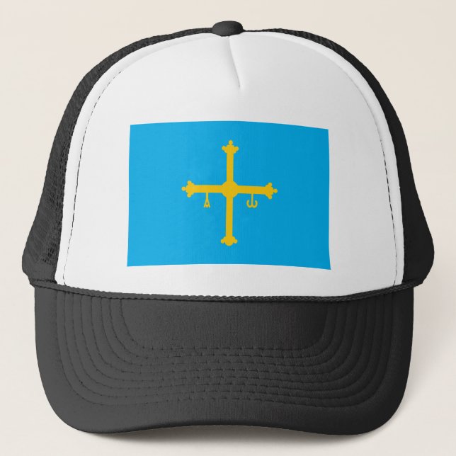 Camionero Gorra de la bandera de Asturias (Anverso)