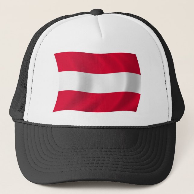 Camionero Gorra de la bandera de Austria (Anverso)