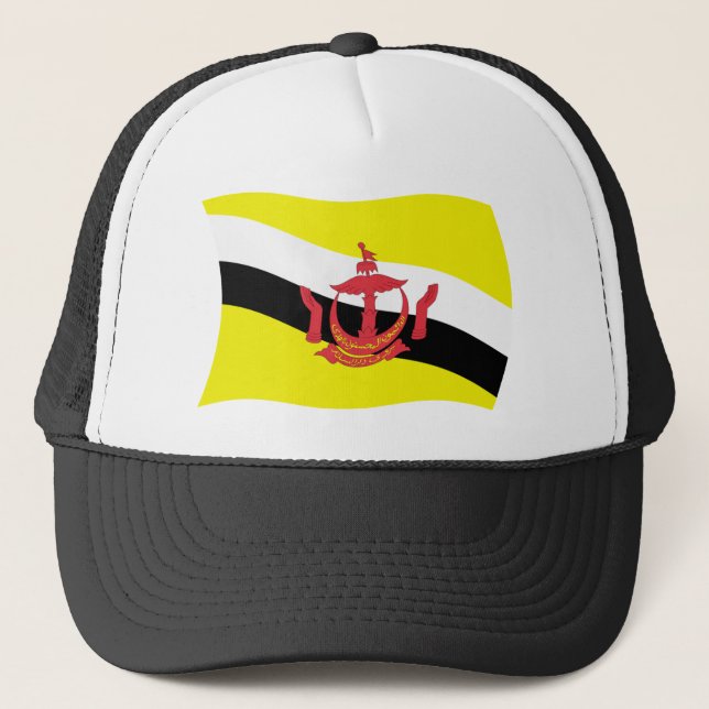 Camionero Gorra de la bandera de Brunéi (Anverso)