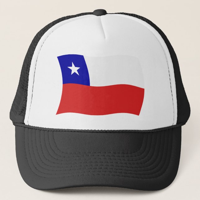 Camionero Gorra de la bandera de Chile (Anverso)