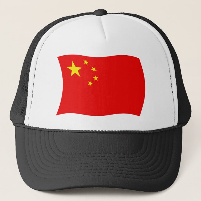 Camionero Gorra de la bandera de China (Anverso)
