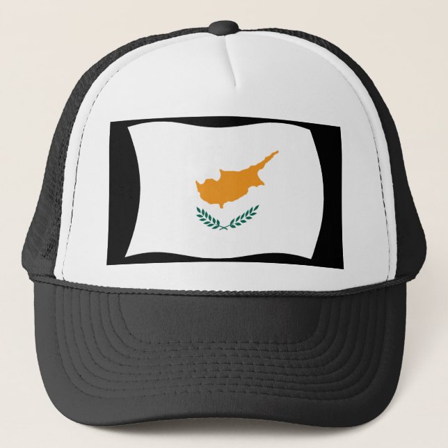 Camionero Gorra de la bandera de Chipre (Anverso)