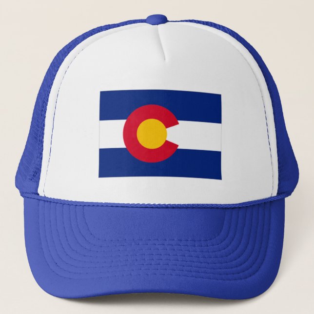 Camionero Gorra de la bandera de Colorado (Anverso)
