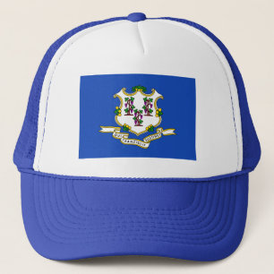 Camionero Gorra de la bandera de Connecticut