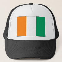 Gorra de la bandera de Costa de Marfil