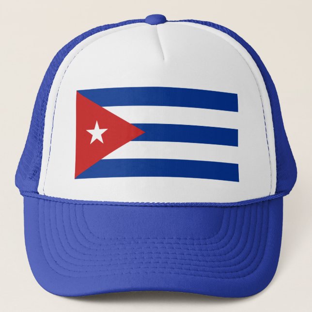 Camionero Gorra de la bandera de Cuba (Anverso)