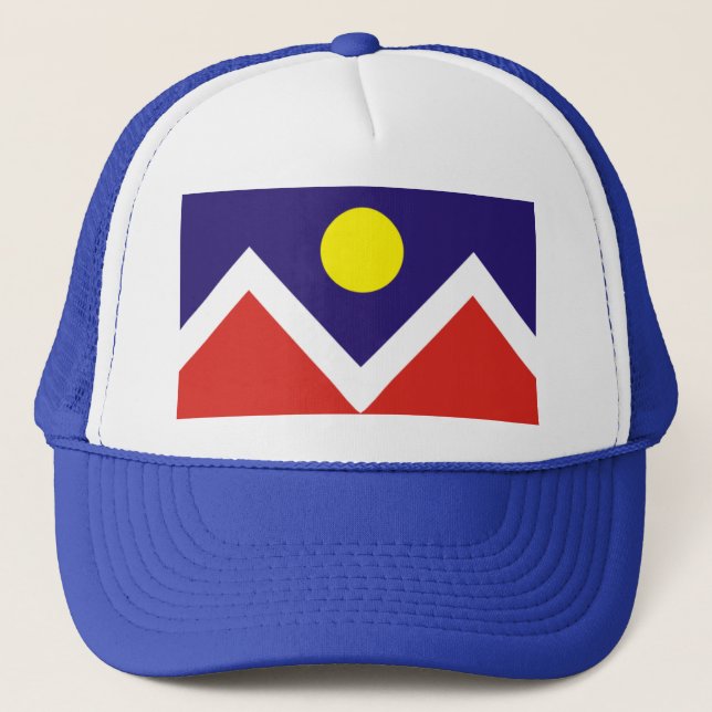 Camionero Gorra de la bandera de Denver (Anverso)