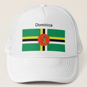 Camionero Gorra de la bandera de Dominica