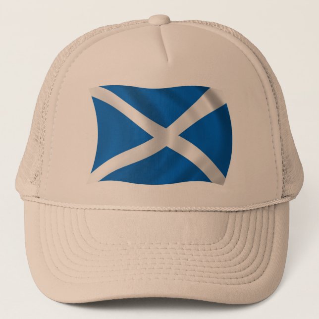 Camionero Gorra de la bandera de Escocia (Anverso)
