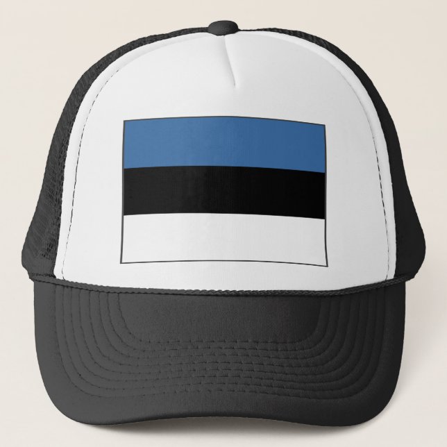 Camionero gorra de la bandera de Estonia (Anverso)
