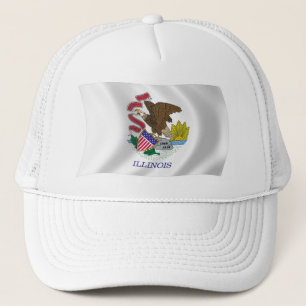 Camionero Gorra de la bandera de Illinois