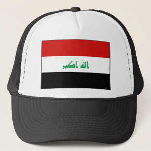 Camionero Gorra de la bandera de Iraq