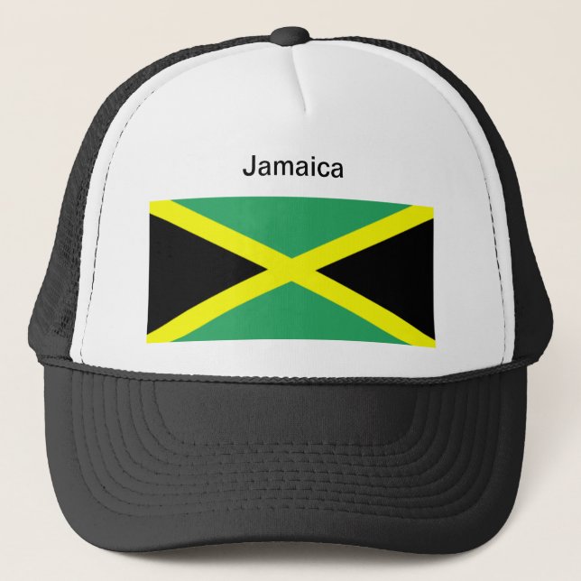 Camionero Gorra de la bandera de Jamaica (Anverso)