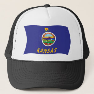 Camionero Gorra de la bandera de Kansas