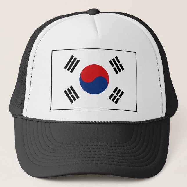 Camionero Gorra de la bandera de la Corea del Sur (Anverso)