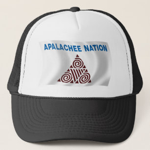 Camionero Gorra de la bandera de la nación de Apalachee