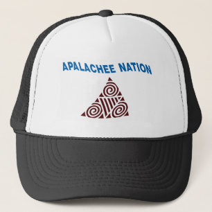 Camionero Gorra de la bandera de la nación de Apalachee