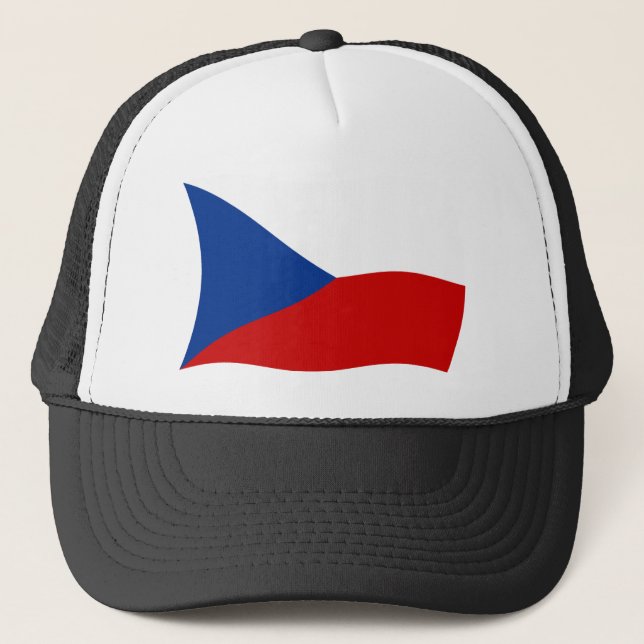 Camionero Gorra de la bandera de la República Checa (Anverso)