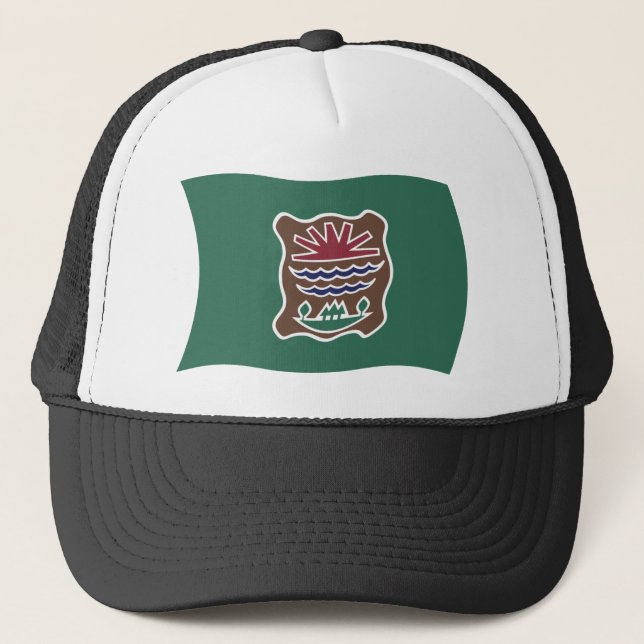 Camionero Gorra de la bandera de la tribu Abenaki (Anverso)