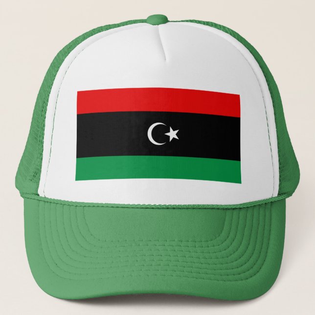 Camionero Gorra de la bandera de Libia (Anverso)