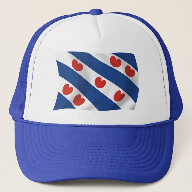 Camionero Gorra de la bandera de los frisones (Anverso)