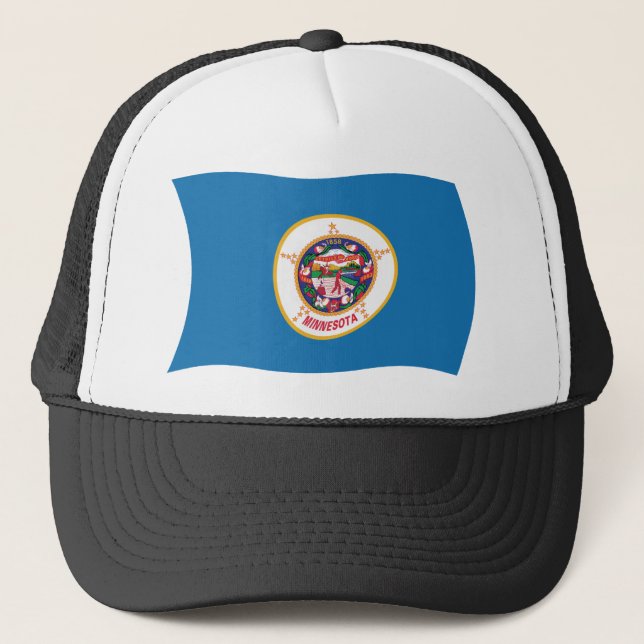 Camionero Gorra de la bandera de Minnesota (Anverso)