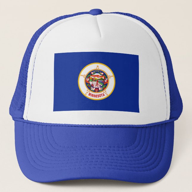 Camionero Gorra de la bandera de Minnesota (Anverso)