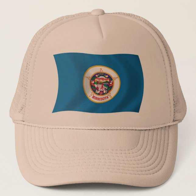 Camionero Gorra de la bandera de Minnesota (Anverso)
