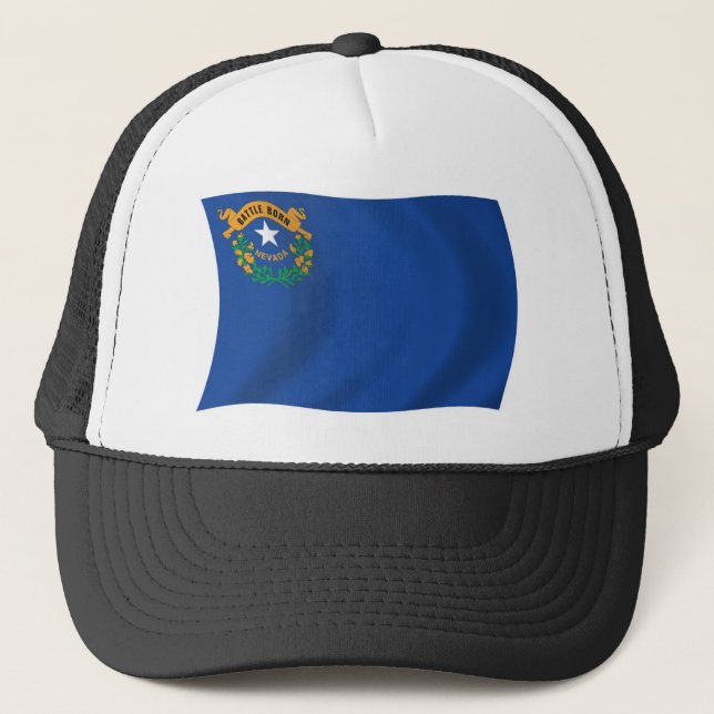 Camionero Gorra de la bandera de Nevada (Anverso)